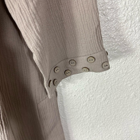 Soft Surroundings Oceo Gauze Topper Pebble Taupe Size XL NEW NWT - Picture 6 of 8